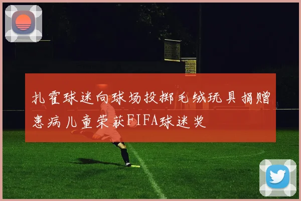 扎霍球迷向球场投掷毛绒玩具捐赠患病儿童荣获FIFA球迷奖